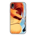 Дизайнерский пластиковый чехол для Iphone Xr Король Лев