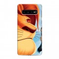 Дизайнерский силиконовый чехол для Samsung Galaxy S10 Король Лев