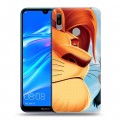 Дизайнерский пластиковый чехол для Huawei Y6 (2019) Король Лев