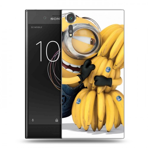 Дизайнерский пластиковый чехол для Sony Xperia XZs Миньоны