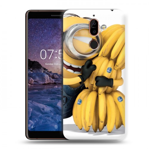 Дизайнерский пластиковый чехол для Nokia 7 Plus Миньоны