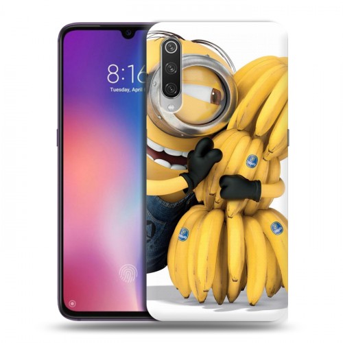 Дизайнерский силиконовый с усиленными углами чехол для Xiaomi Mi9 Миньоны