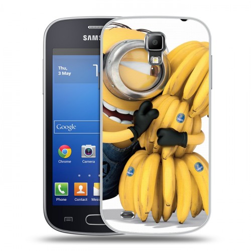 Дизайнерский пластиковый чехол для Samsung Galaxy S4 Active Миньоны