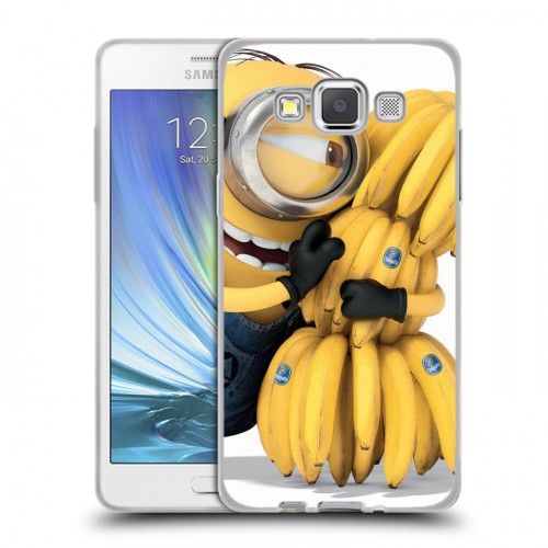 Дизайнерский пластиковый чехол для Samsung Galaxy A5 Миньоны