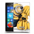 Дизайнерский пластиковый чехол для Microsoft Lumia 435 Миньоны