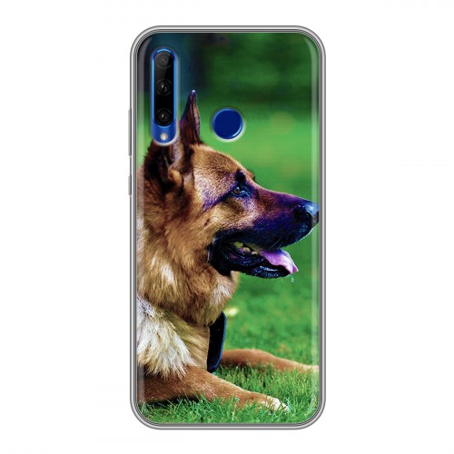 Дизайнерский силиконовый чехол для Huawei Honor 10i Собаки