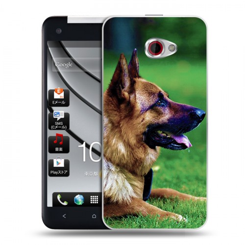 Дизайнерский пластиковый чехол для HTC Butterfly S Собаки