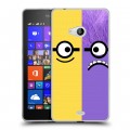 Дизайнерский пластиковый чехол для Microsoft Lumia 540 Миньоны