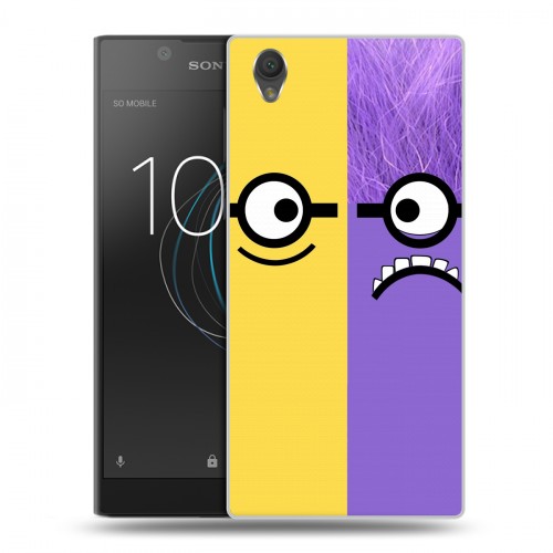 Дизайнерский пластиковый чехол для Sony Xperia L1 Миньоны