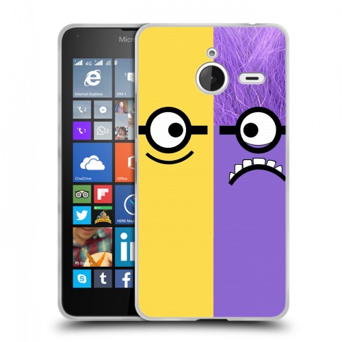 Дизайнерский пластиковый чехол для Microsoft Lumia 640 XL Миньоны