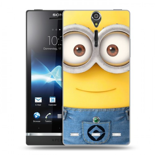 Дизайнерский пластиковый чехол для Sony Xperia S Миньоны