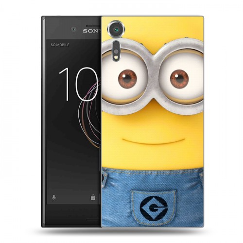 Дизайнерский пластиковый чехол для Sony Xperia XZs Миньоны