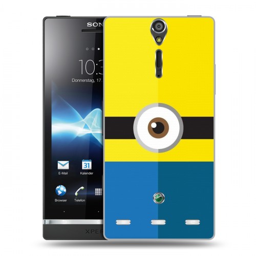 Дизайнерский пластиковый чехол для Sony Xperia S Миньоны