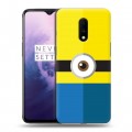 Дизайнерский пластиковый чехол для OnePlus 7 Миньоны