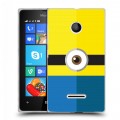 Дизайнерский пластиковый чехол для Microsoft Lumia 435 Миньоны