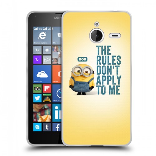 Дизайнерский пластиковый чехол для Microsoft Lumia 640 XL Миньоны