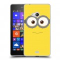 Дизайнерский пластиковый чехол для Microsoft Lumia 540 Миньоны