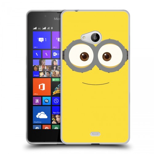 Дизайнерский пластиковый чехол для Microsoft Lumia 540 Миньоны