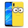 Дизайнерский пластиковый чехол для Huawei Y6 (2019) Миньоны