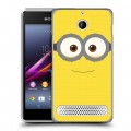 Дизайнерский силиконовый чехол для Sony Xperia E1 Миньоны