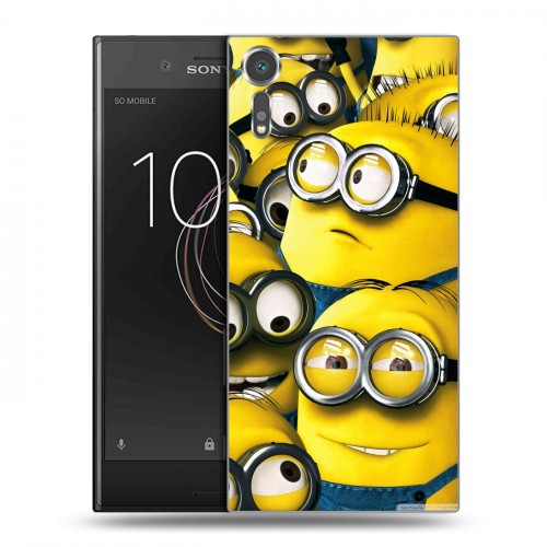 Дизайнерский пластиковый чехол для Sony Xperia XZs Миньоны