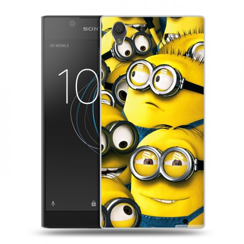 Дизайнерский пластиковый чехол для Sony Xperia L1 Миньоны