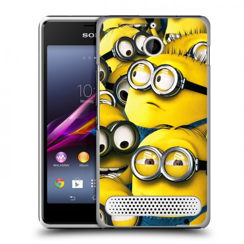 Дизайнерский силиконовый чехол для Sony Xperia E1 Миньоны