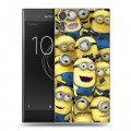 Дизайнерский пластиковый чехол для Sony Xperia XZs Миньоны