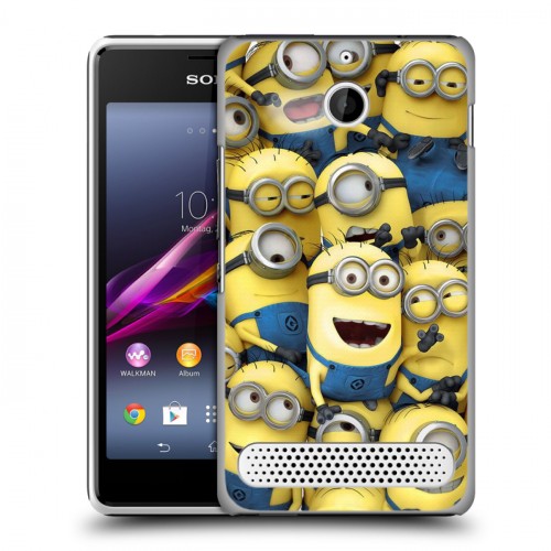 Дизайнерский силиконовый чехол для Sony Xperia E1 Миньоны