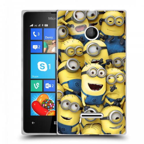 Дизайнерский пластиковый чехол для Microsoft Lumia 435 Миньоны