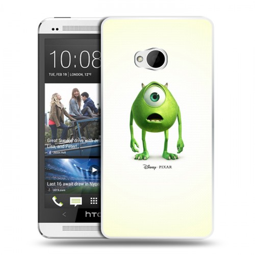Дизайнерский пластиковый чехол для HTC One (M7) Dual SIM Корпорация монстров