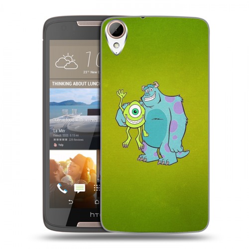 Дизайнерский пластиковый чехол для HTC Desire 828 Коорпорация монстров