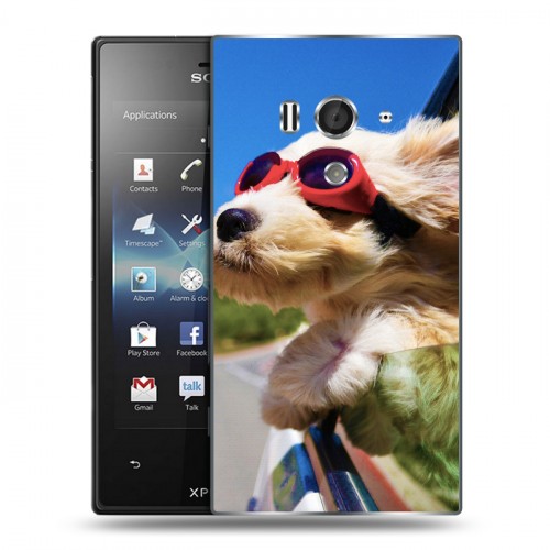 Дизайнерский пластиковый чехол для Sony Xperia acro S Собаки