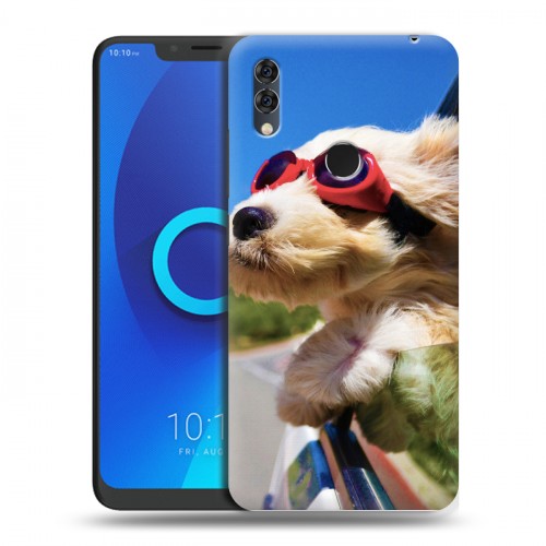 Дизайнерский силиконовый чехол для Alcatel 5V Собаки