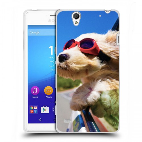 Дизайнерский пластиковый чехол для Sony Xperia C4 Собаки