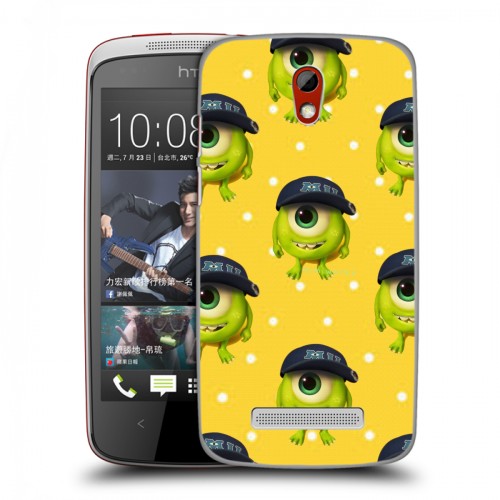 Дизайнерский пластиковый чехол для HTC Desire 500 Корпорация монстров