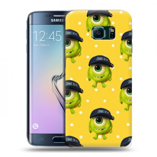 Дизайнерский пластиковый чехол для Samsung Galaxy S6 Edge Корпорация монстров