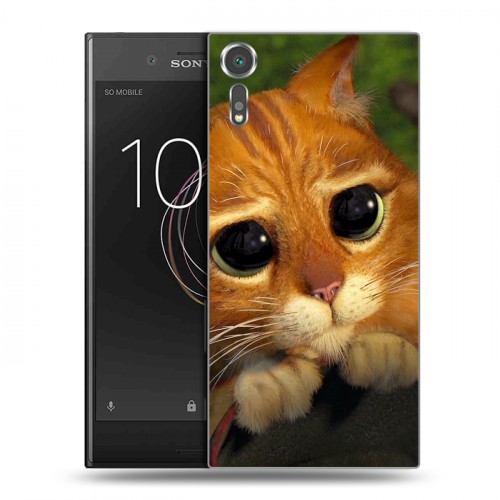 Дизайнерский пластиковый чехол для Sony Xperia XZs Шрек