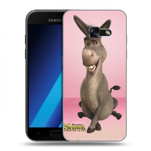 Дизайнерский силиконовый чехол для Samsung Galaxy A7 (2017) Шрек