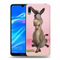 Дизайнерский пластиковый чехол для Huawei Y6 (2019) Шрек