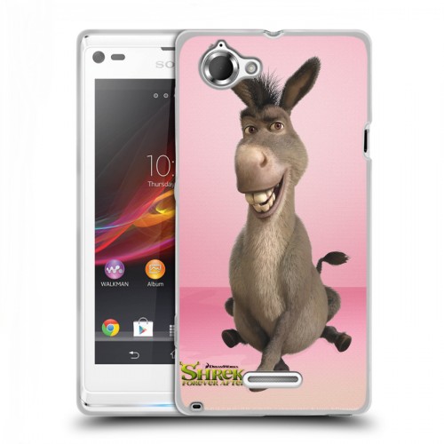 Дизайнерский пластиковый чехол для Sony Xperia L Шрек