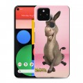 Дизайнерский пластиковый чехол для Google Pixel 5 Шрек