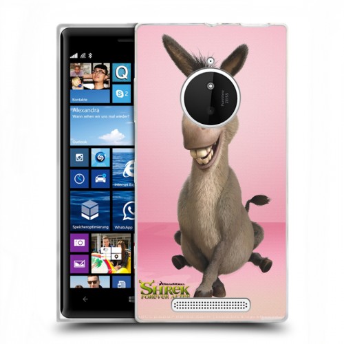 Дизайнерский пластиковый чехол для Nokia Lumia 830 Шрек