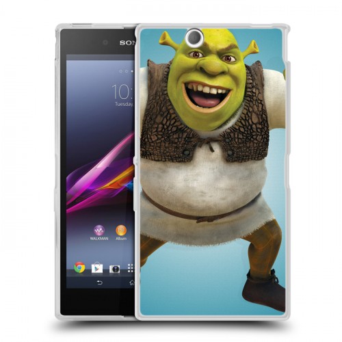 Дизайнерский пластиковый чехол для Sony Xperia Z Ultra  Шрек