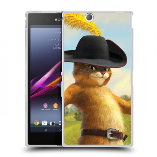 Дизайнерский пластиковый чехол для Sony Xperia Z Ultra  Шрек