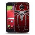 Дизайнерский пластиковый чехол для Motorola Moto E4 Человек-паук