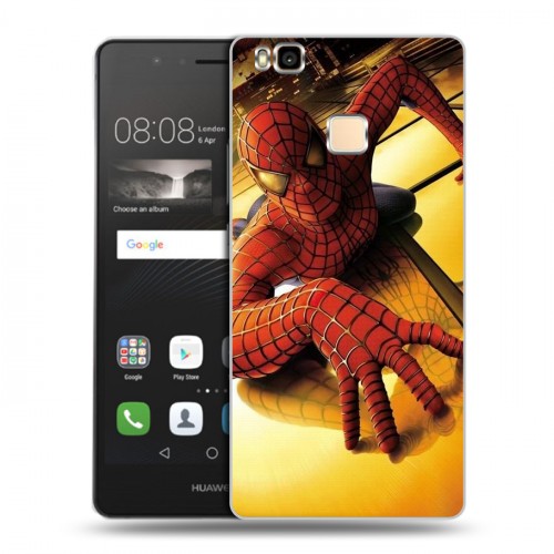 Дизайнерский пластиковый чехол для Huawei P9 Lite Человек-паук
