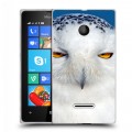 Дизайнерский пластиковый чехол для Microsoft Lumia 435 Совы