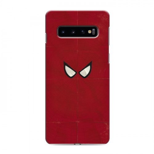 Дизайнерский силиконовый чехол для Samsung Galaxy S10 Человек-паук