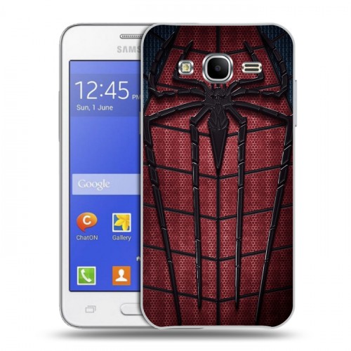 Дизайнерский пластиковый чехол для Samsung Galaxy J7 Человек-паук